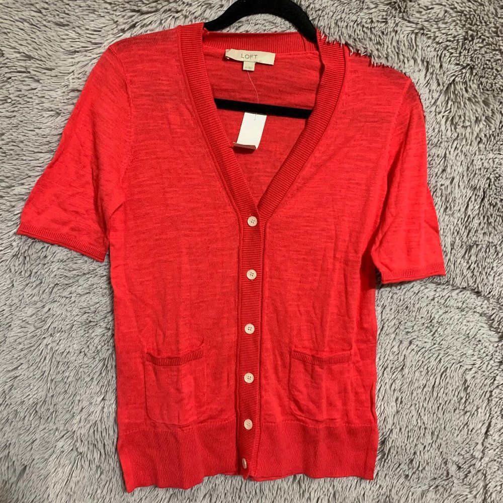 NWT XS short sleeve sweater